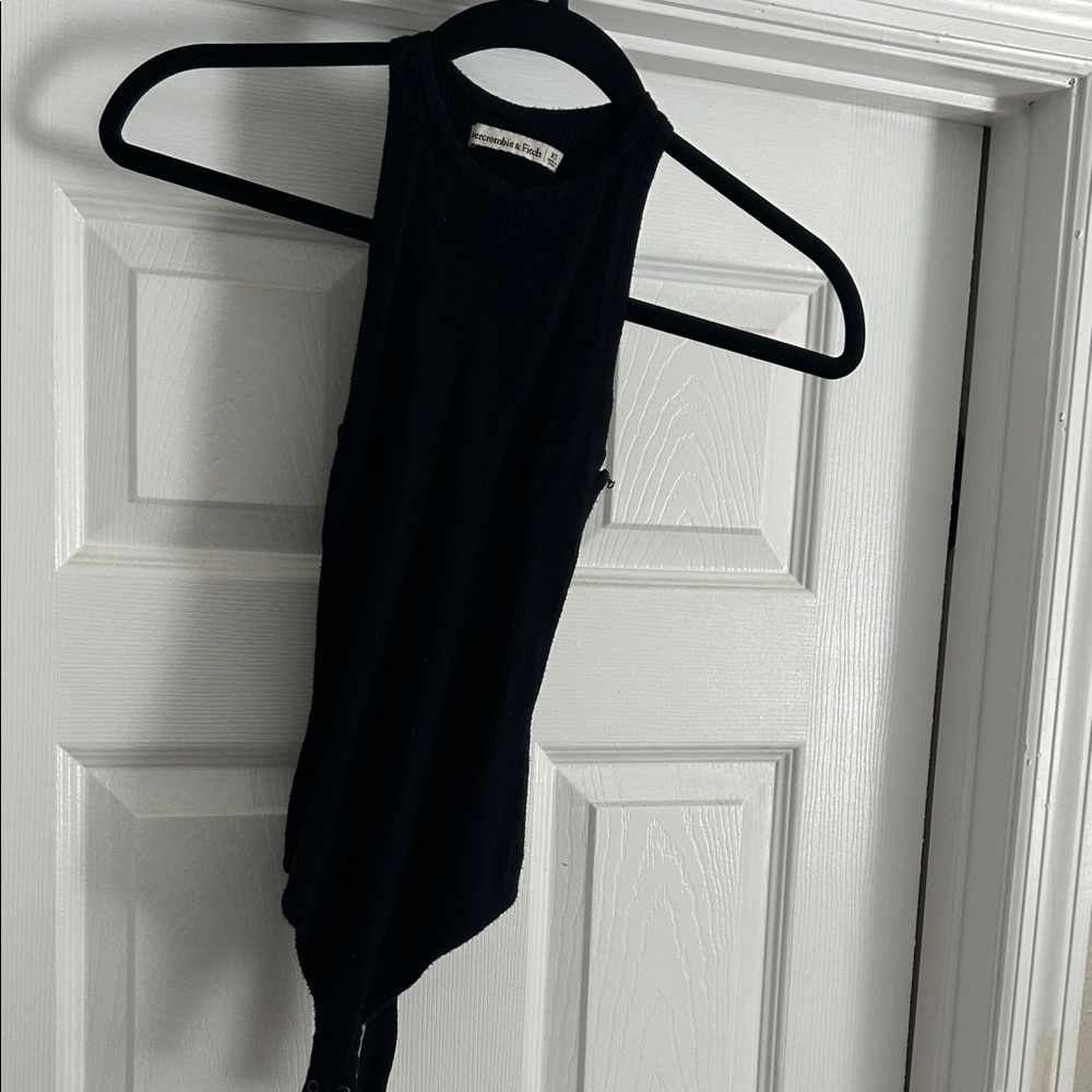 Abercrombie racer back Ribbed Bodysuit
